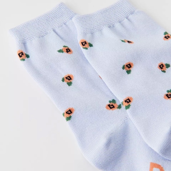 BAGGU Rosette Crew Sock NWT - Picture 3 of 5